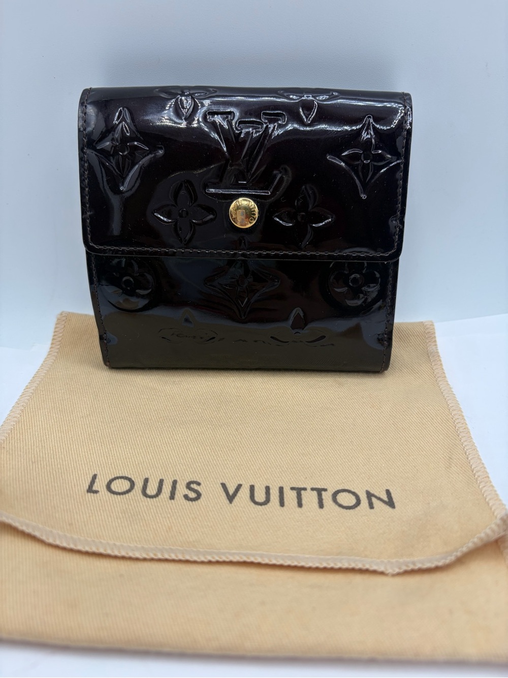 Authentic Louis Vuitton Elise Vernis Wallet